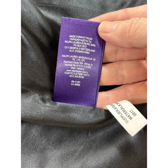 Ralph Lauren Purple Label Blazer Black White Houndstooth Puppytooth 8 Zip Close - Picture 7 of 12